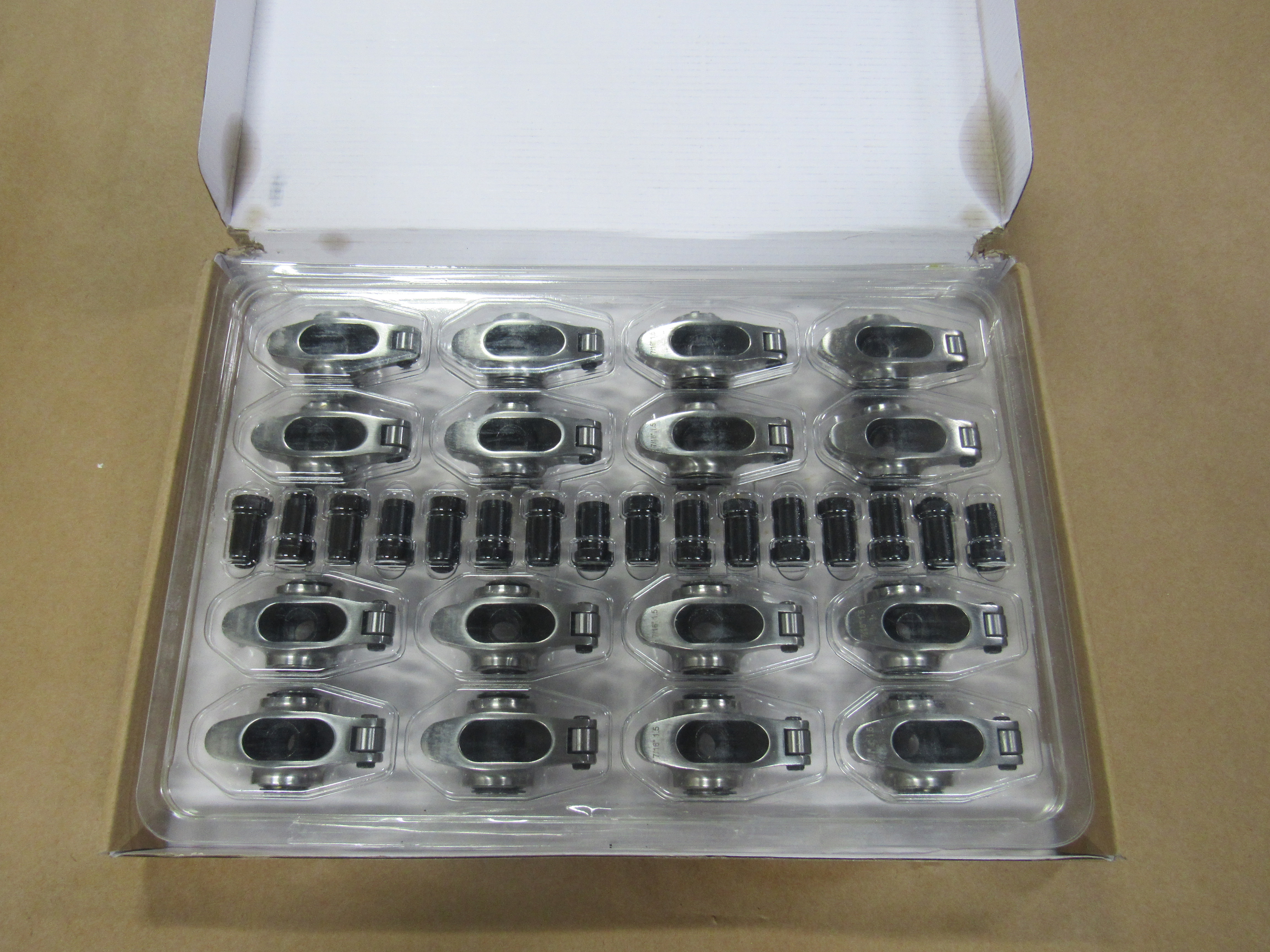 Elgin Rocker Arm Kit ELISSR-1840RS; Pro-Series 1.5 7/16 in. Stainless Steel Full Roller for Chevy 262 to 400 