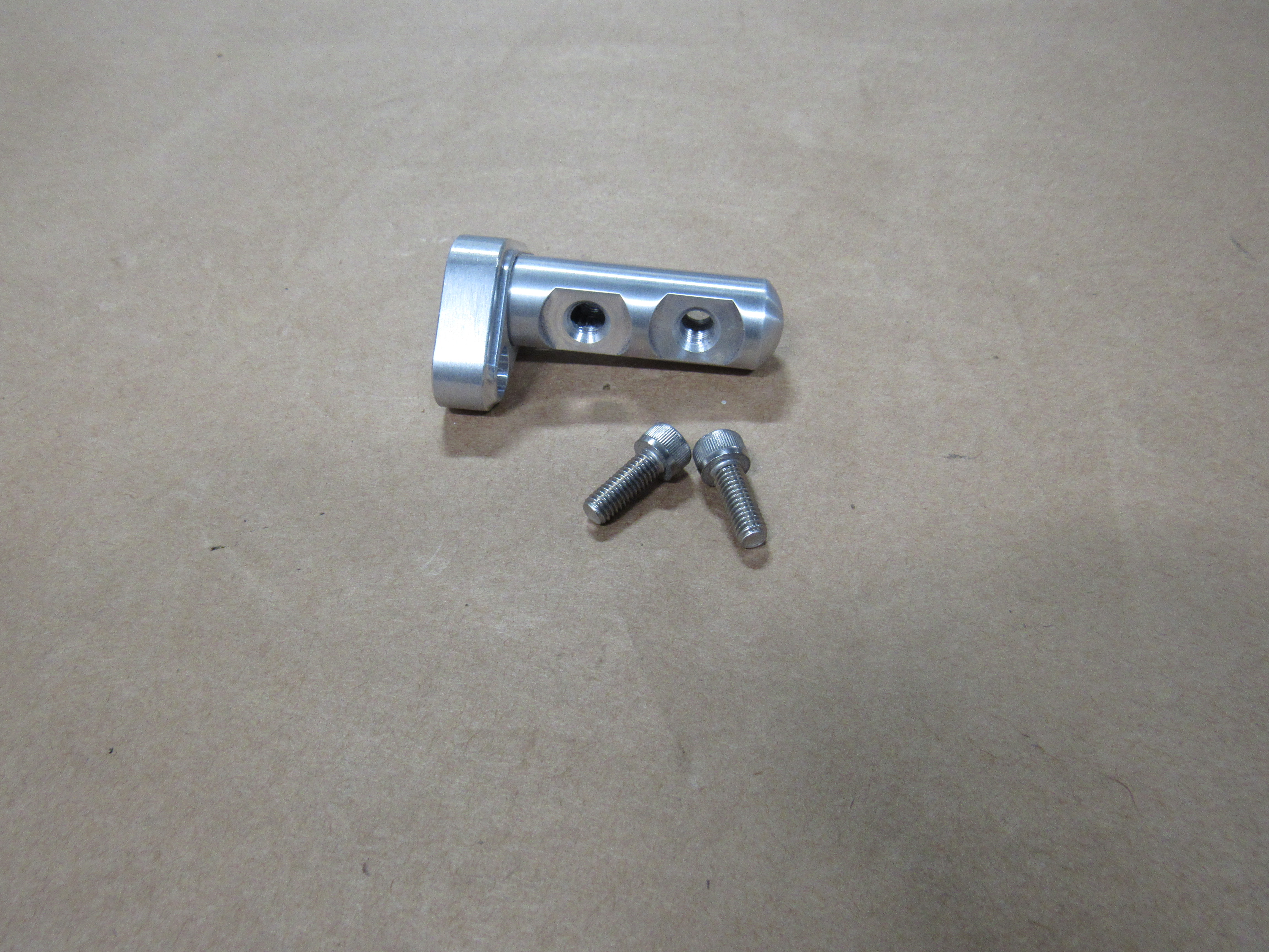 Photo for Lokar Fuel Injection Throttle Cable Bracket LOKTCB-40LS12; Scratch and Dent Natural Aluminum GM LS 