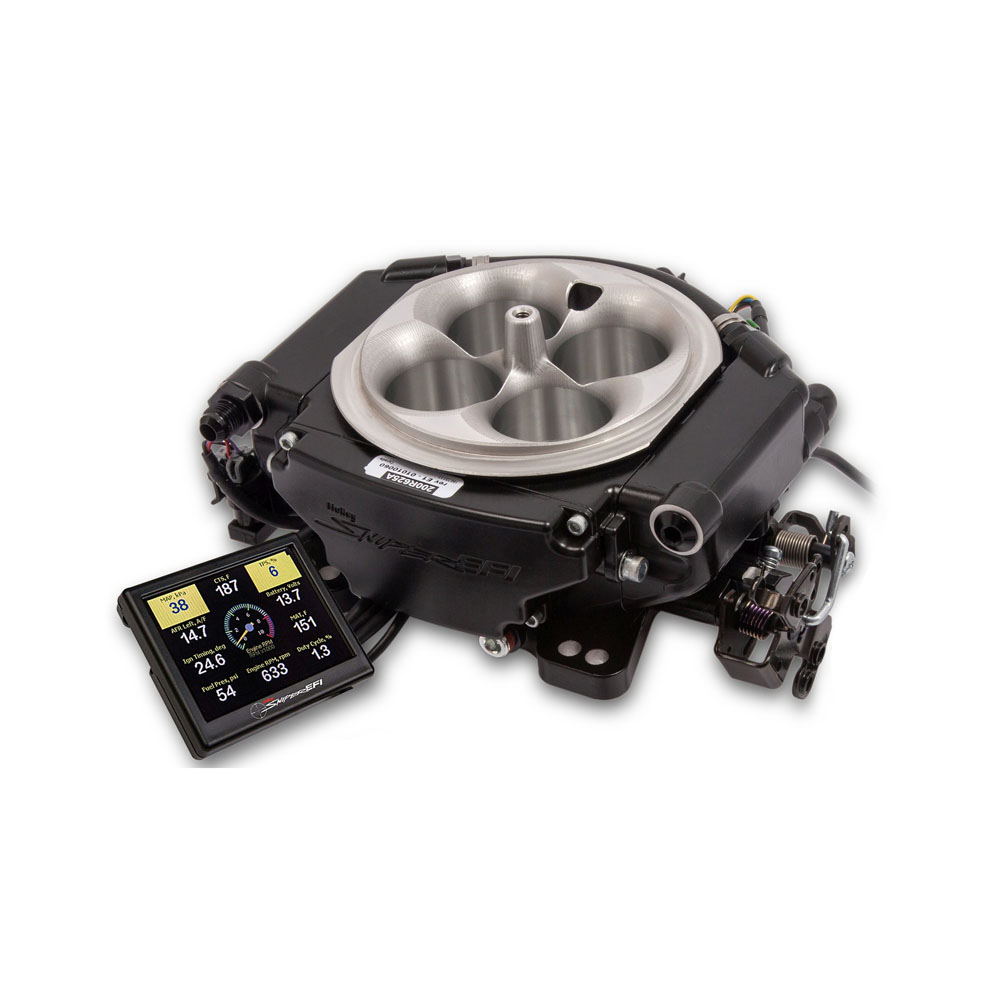 Sniper Fuel Injection System 550-545; Sniper EFI XFLOW 1375 HP Throttle Body 900 CFM Black Ceramic Aluminum 