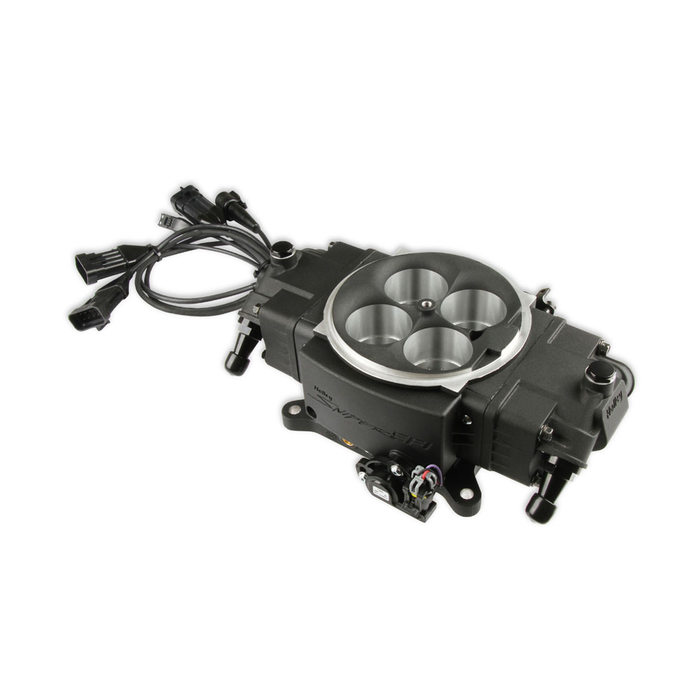 Sniper Fuel Injection System 550-871K; Sniper EFI Stealth 650 HP Throttle Body 870 CFM Black Aluminum 