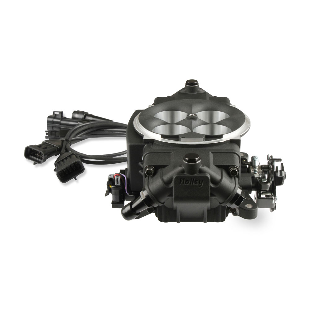 Sniper Fuel Injection System 550-877; Super Sniper EFI Stealth 1250 Forced Induction, 650 Naturally Aspirated Throttle Body 870 CFM Black Aluminum 