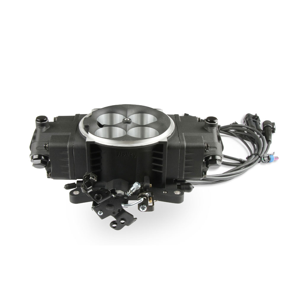 Sniper Fuel Injection System 550-877; Super Sniper EFI Stealth 1250 Forced Induction, 650 Naturally Aspirated Throttle Body 870 CFM Black Aluminum 