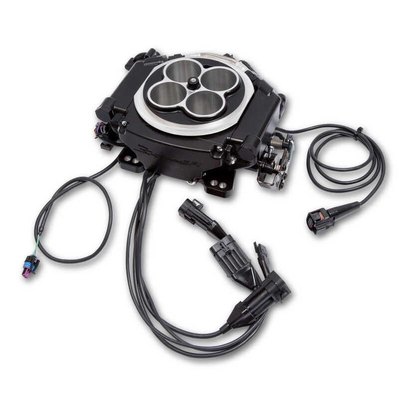 Sniper Fuel Injection System 550-519; Super Sniper 650 HP Throttle Body 800 CFM Black Ceramic Aluminum 