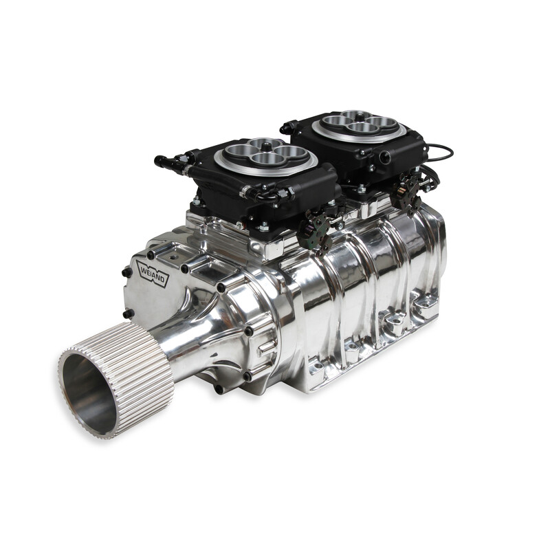 Sniper Fuel Injection System 550-532; Super Sniper 2x4 1250 HP Throttle Body 1600 CFM Black Aluminum 