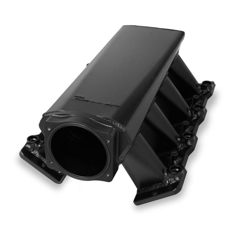 Sniper Intake Manifold 820032-1; Hi Ram Multi Port 2200 to 6800 Black Anodized Fabricated Aluminum for GM LS 
