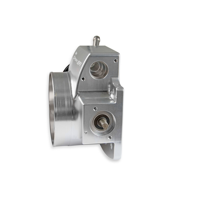 Sniper Fuel Injection Throttle Body 860001-1; Bright ANodized Billet Aluminum 4 Bolt for GM LS 