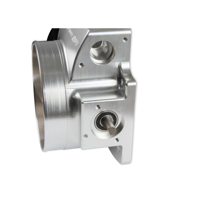 Sniper Fuel Injection Throttle Body 860002-1; Bright ANodized Billet Aluminum 4 Bolt for GM LS 