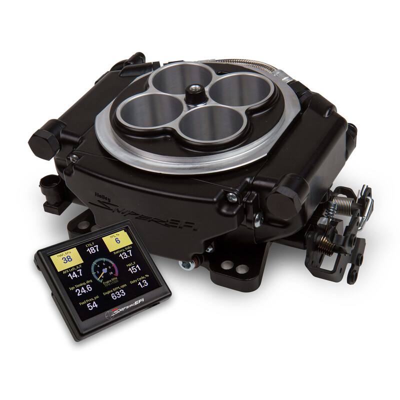 Sniper Fuel Injection System 550-519; Super Sniper 650 HP Throttle Body 800 CFM Black Ceramic Aluminum 