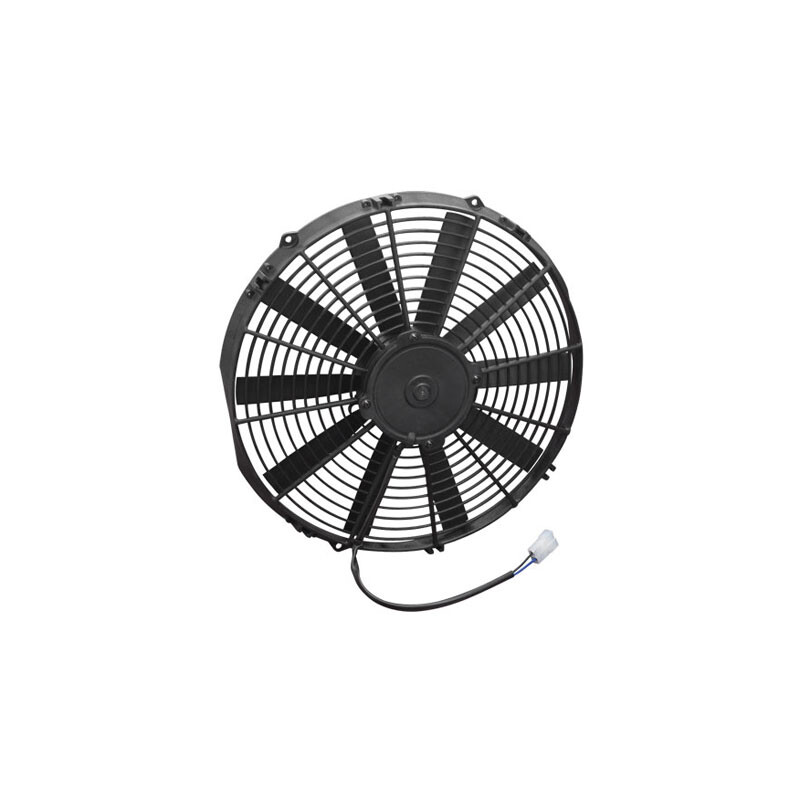 Spal Electric Fan 30101509; Medium Profile Straight Blade 1310 CFM Electric 14.000 in. Straight 