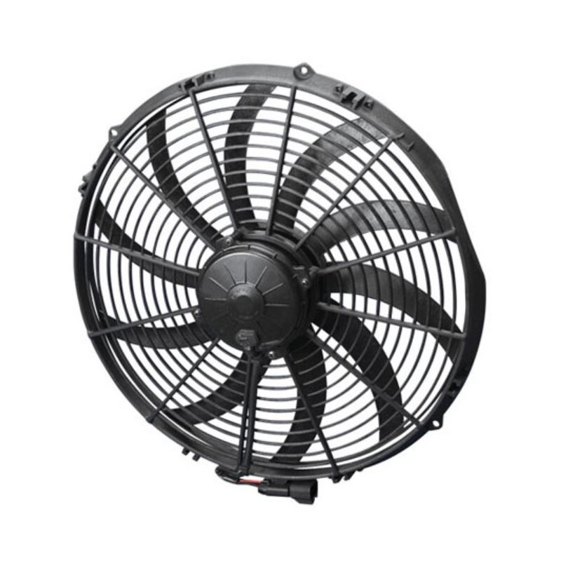 Spal Electric Fan 30102113; Extreme Performance 2500 CFM Electric 16.000 in. Curved 