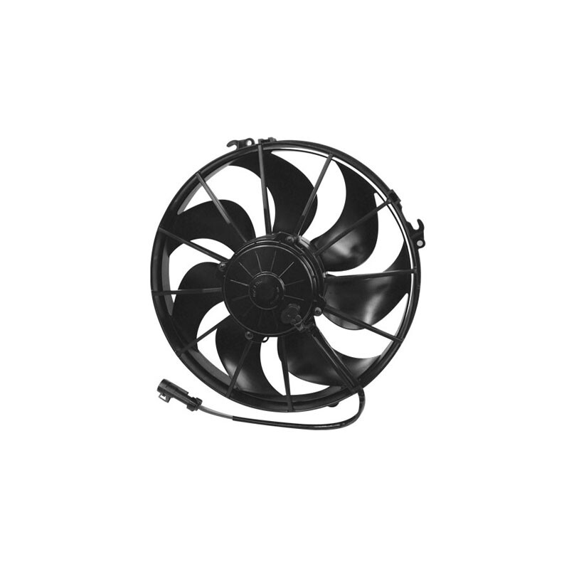 Spal Electric Fan 30103202; High Output 1870 CFM Electric 12.000 in. Curved 