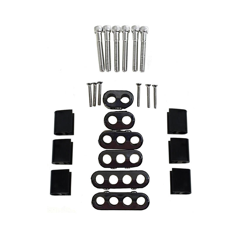 Photo for Taylor Cable Spark Plug Wire Holder 42503; Vertical Wire Loom 10.4 mm Bolt to Valve Cover Black Plastic for V8