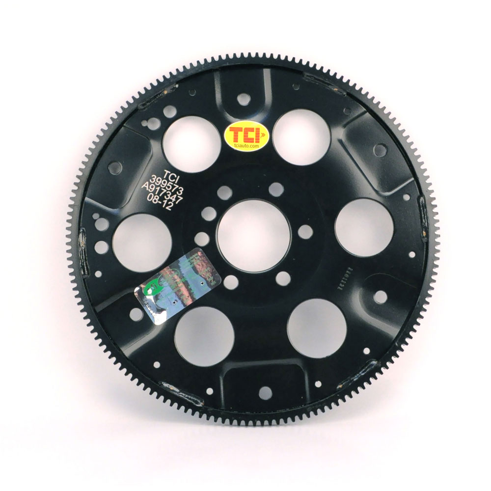 TCI Flexplate 399573; SFI Flexplate 153t Internal Steel for 1955 to 1985 Chevy 262 to 350, 396 to 427 