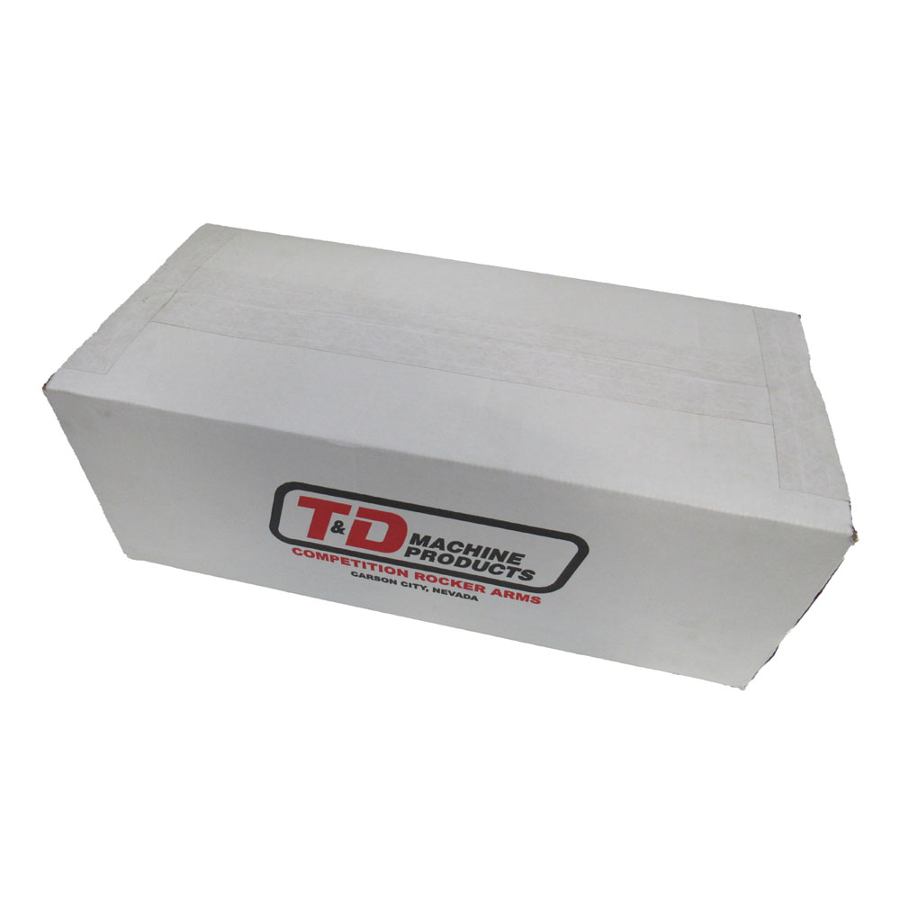 T&D Machine Rocker Arm and Shaft Assembly 10001-160/160; Sport Comp 1.60, 1.60 Steel Aluminum Full Roller for Chevy 262 to 400 