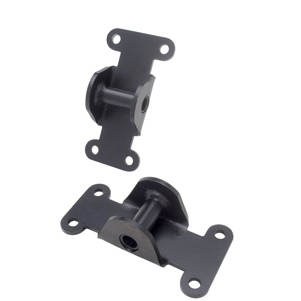 Trans-Dapt Performance Motor Mount Set 4233; Solid Motor Mounts Solid for 1973 to 1990 Chevy Camaro, Caprice, Chevelle, Impala, Malibu, Monte Carlo, Nova 262 to 400, 396 to 454 