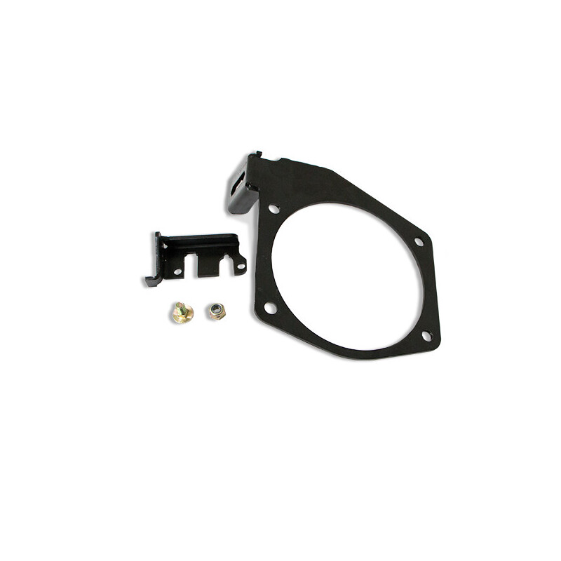 TSP Fuel Injection Throttle Cable Bracket 81013BK; Velocity Black for GM LS 