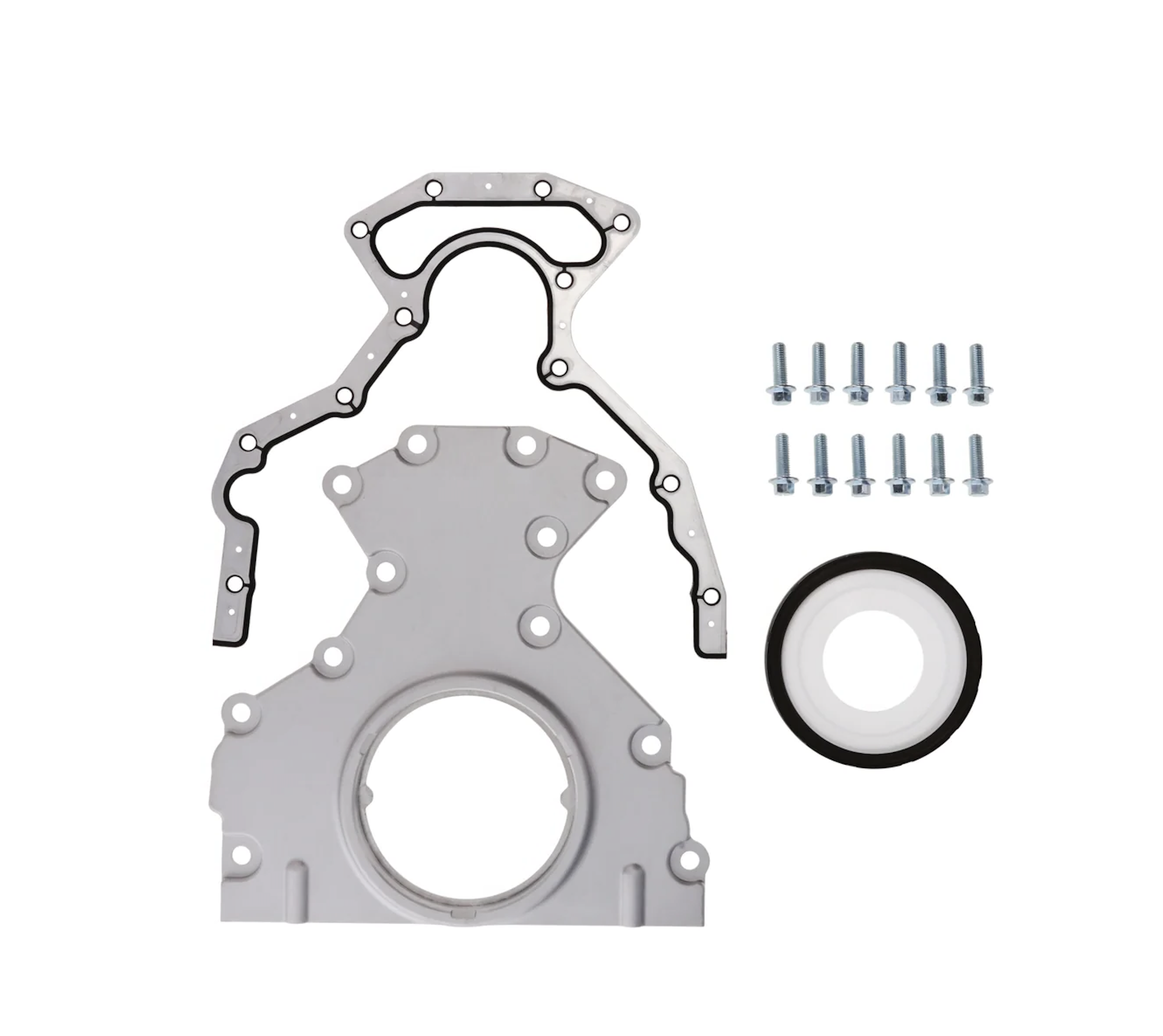 TSP Rear Main Seal Cover 81069; Satin for GM LS 
