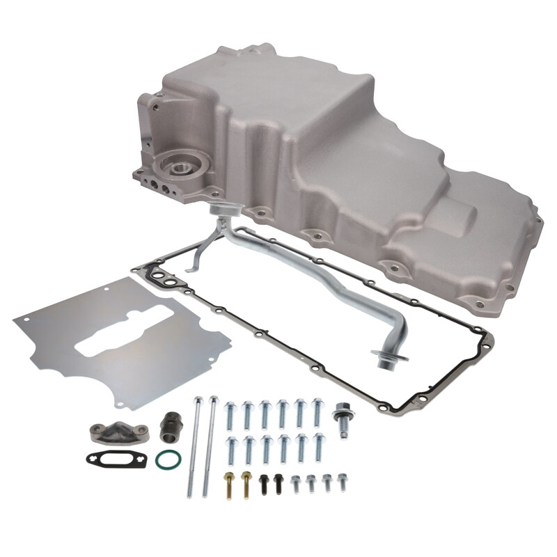Top Street Performance Oil Pan 81073; Street, Strip Wet Sump 5.5 Quart Natural for GM LS 