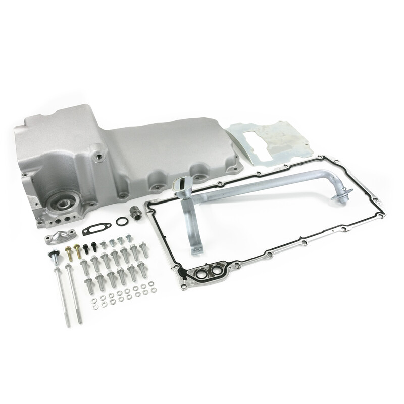 Top Street Performance Oil Pan 81074; Street, Strip Wet Sump 6 Quart Cast for GM LS 