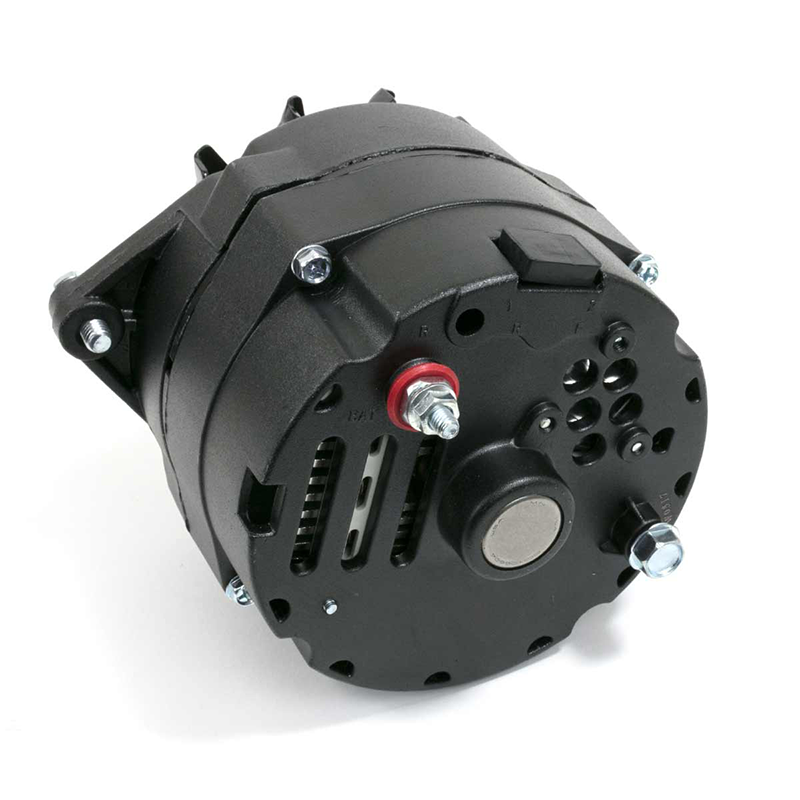 Top Street Performance Alternator ES1001BK; 110 Amp Black Powdercoat 10SI Internal for GM 