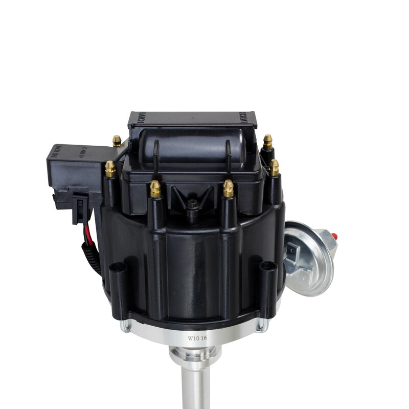Top Street Performance Distributor JM6501BK; Vacuum, Mechanical Magnetic for Chevy 262 to 400, 396 to 454 