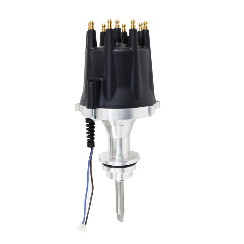 TSP Distributor JM7613BK; Pro Series Pro Billet Mechanical Magnetic for Chrysler 273 to 360 LA 