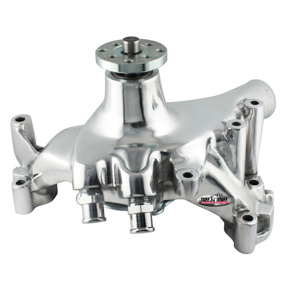 Photo for Tuff Stuff Water Pump 1459NA; SuperCool High Volume Chrome Aluminum Mechanical for 1969 to 1994 Chevy 396 to 454