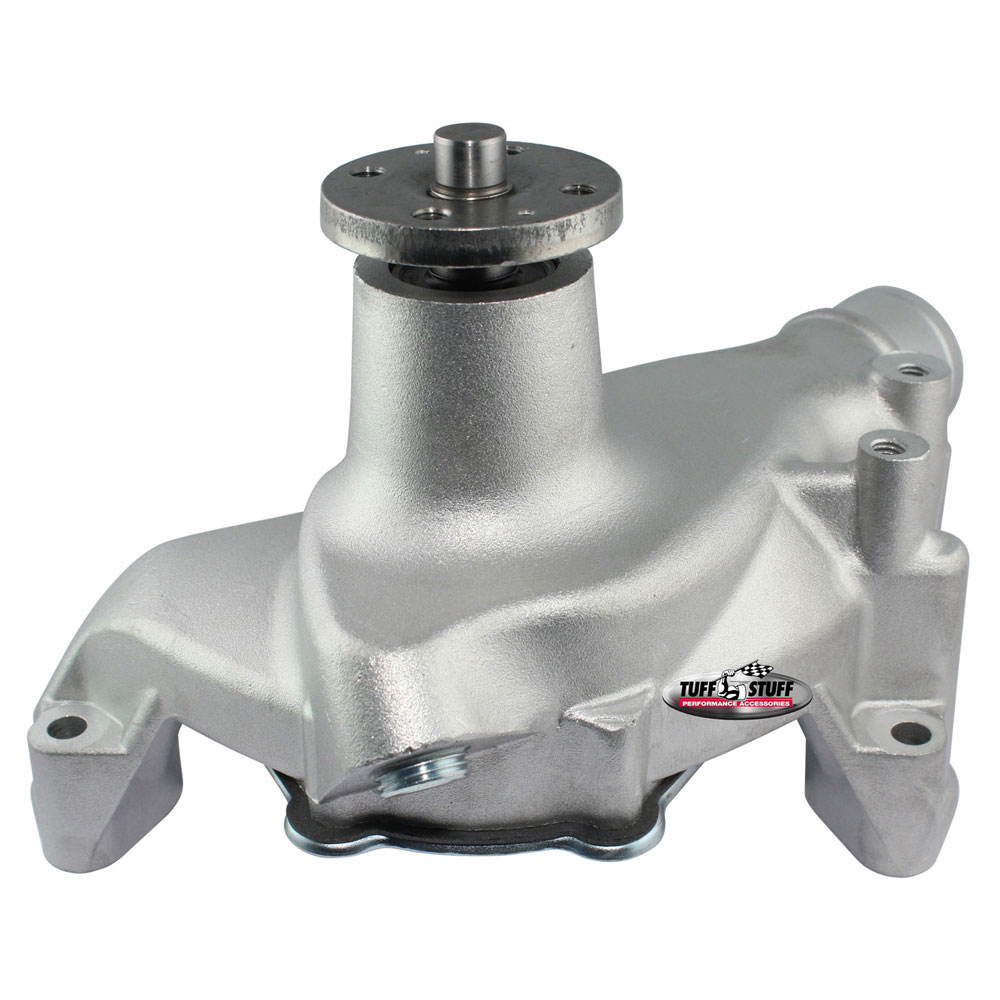 Photo for Tuff Stuff Water Pump 1675A; Platinum High Volume Natural Aluminum Mechanical for 1987 to 1995 Chevy 262 to 400