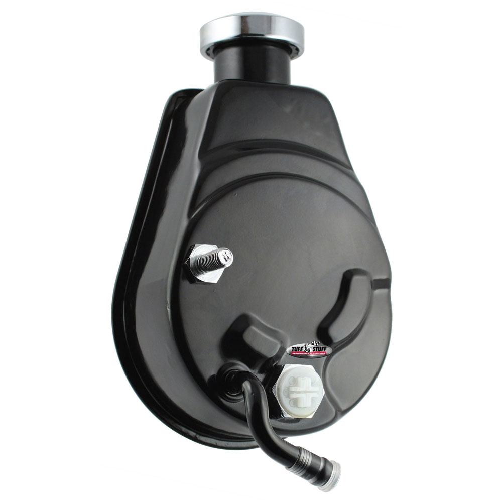 Photo for Tuff Stuff Power Steering Pump 6181B; Black Powdercoat Saginaw for 1978 to 1979 Pontiac Grand Prix 305 to 350 