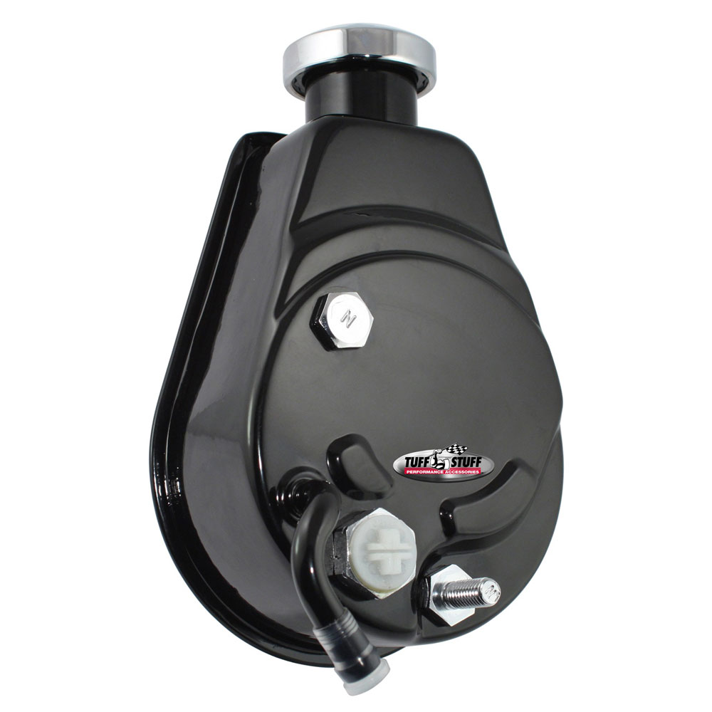 Photo for Tuff Stuff Power Steering Pump 6182B; Black Powdercoat Saginaw for 1980 to 1988 Chevy Chevelle, Malibu, Monte Carlo, El Camino
