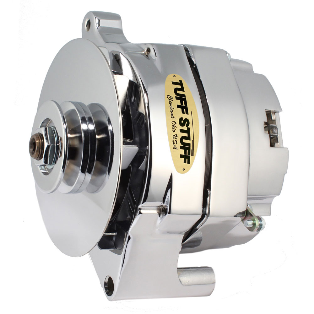 Photo for Tuff Stuff Alternator 7078NCP; 1G 100 Amp Polished 1G External for 1961 to 1985 Ford