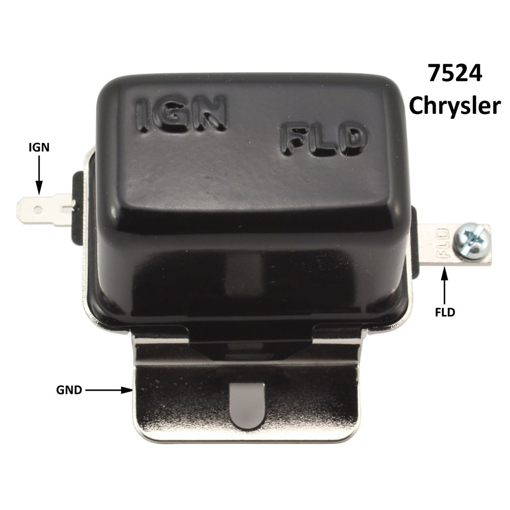 Tuff Stuff Voltage Regulator 7524; for 1961 to 1992 Chrysler ...