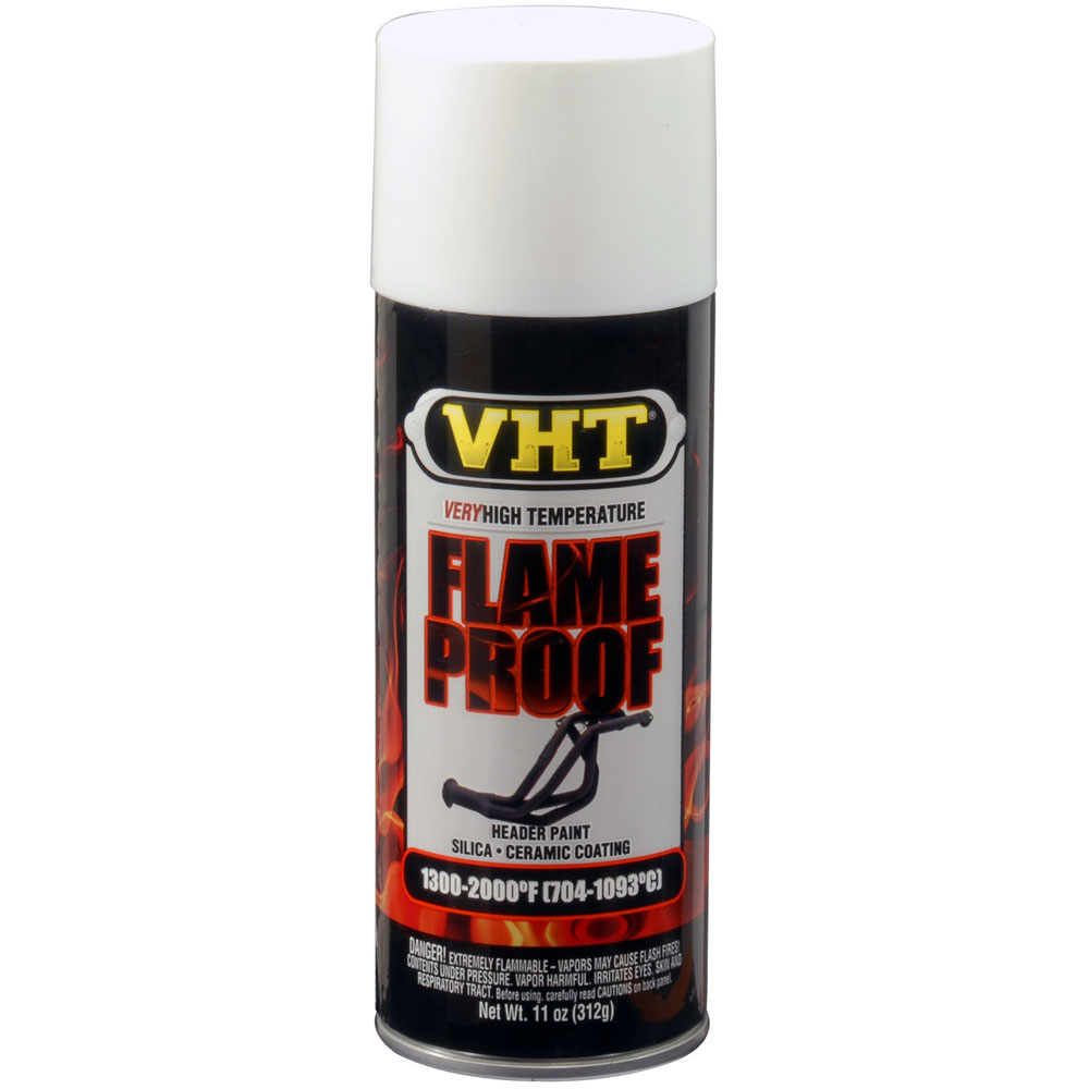 Photo for VHT High Temp Paint SP101; FlameProof 11.0 oz. Aerosol Flat White 1300-2000 deg. F