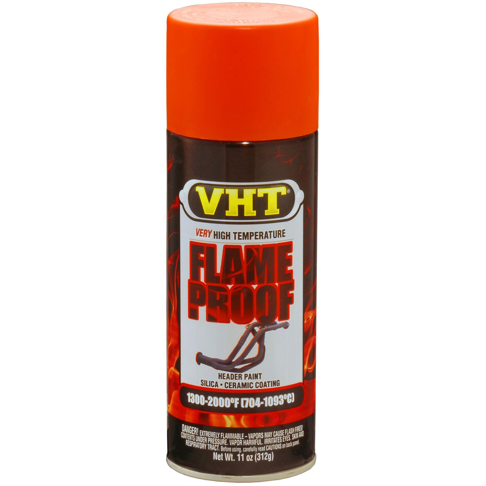 Photo for VHT Paint SP114; FlameProof 11.0 oz. Aerosol Orange 1300, 2000 deg. F