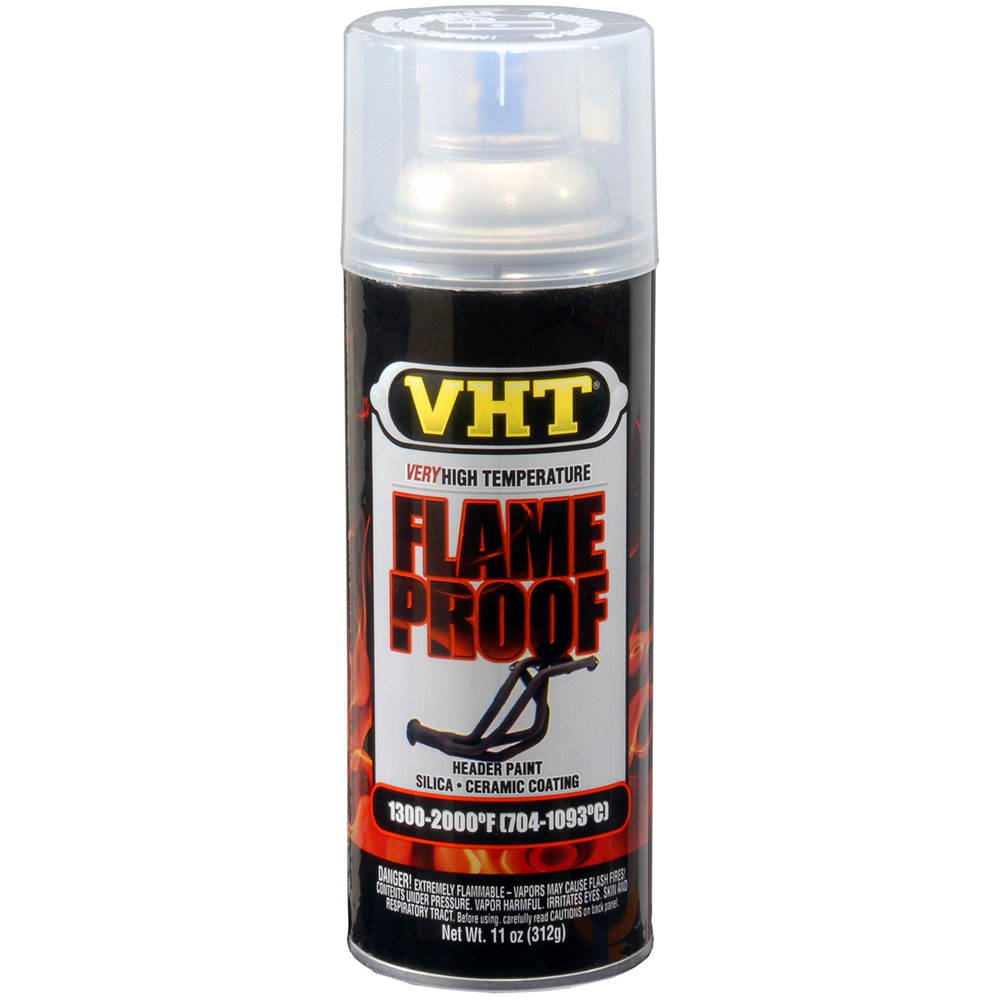Photo for VHT High Temp Paint SP115; FlameProof 11.0 oz. Aerosol Clear 1300-2000 deg. F