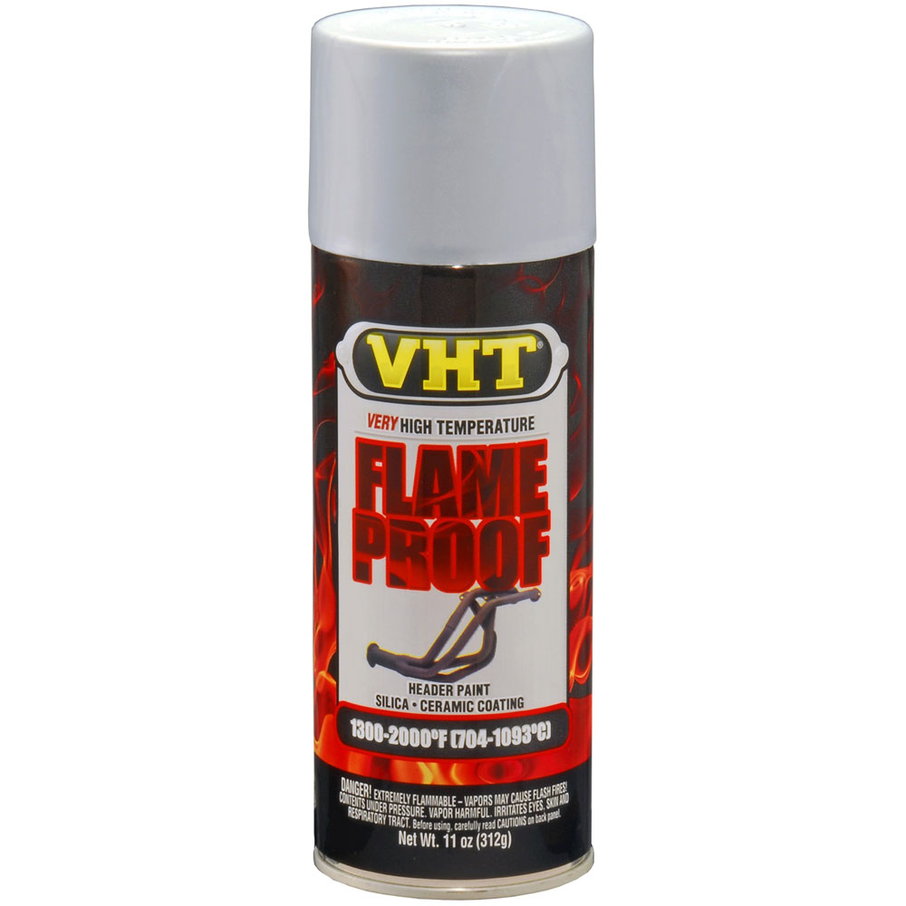 Photo for VHT High Temp Paint SP117; FlameProof 11.0 oz. Aerosol Flat Aluminum 1300-2000 deg. F