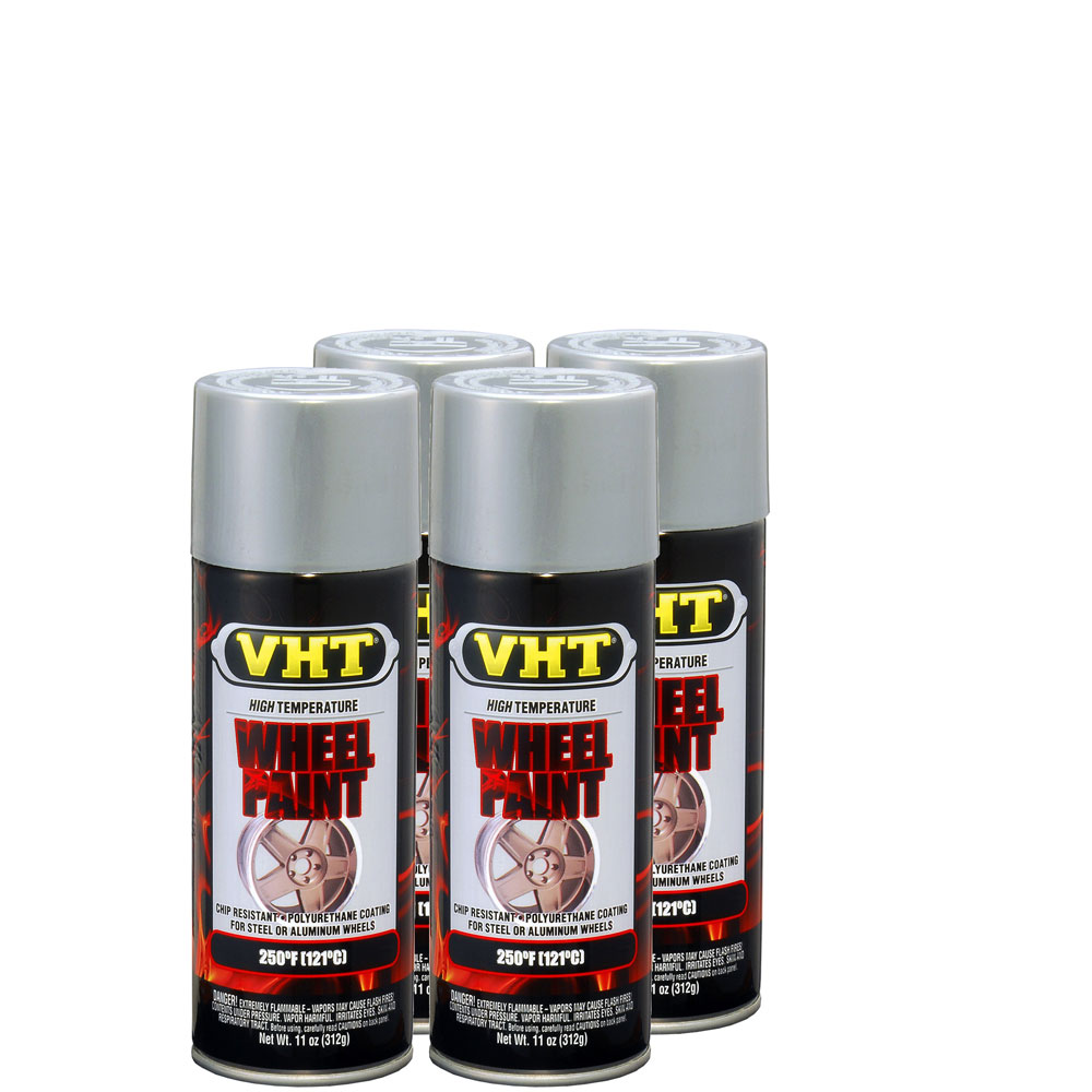 Photo for VHT Paint SP188(4-PACK); Wheel Paint 11.0 oz. Aerosol Ford Argent Silver 250 deg. F Intermittent 