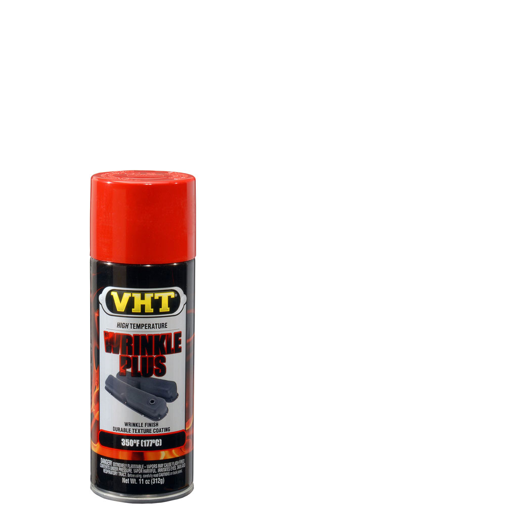 Photo for VHT Paint SP204; Wrinkle Plus 11.0 oz. Aerosol Red Wrinkle 350 deg. F Intermittent 