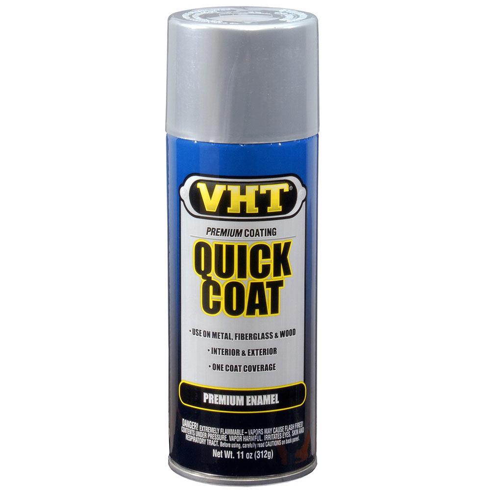 VHT Paint SP525; Quick Coat 11.0 oz. Aerosol Silver Chrome 