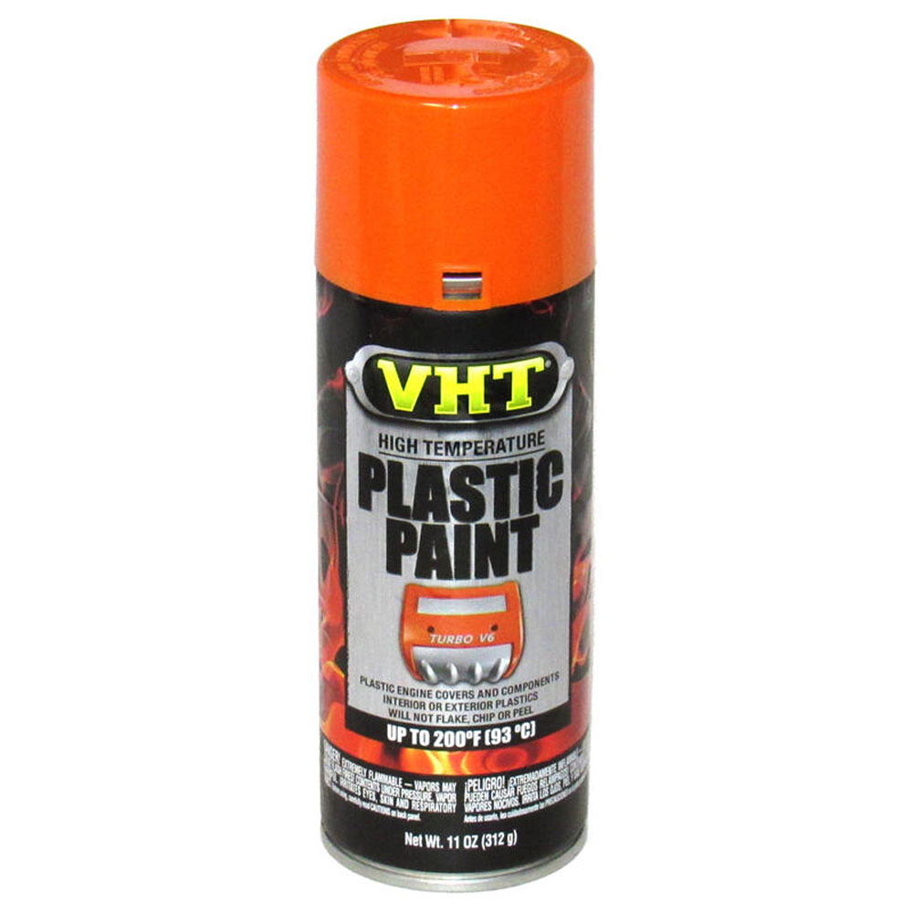 Photo for VHT High Temp Paint SP823; Plastic Paint 11.0 oz. Aerosol Orange 200 deg. F