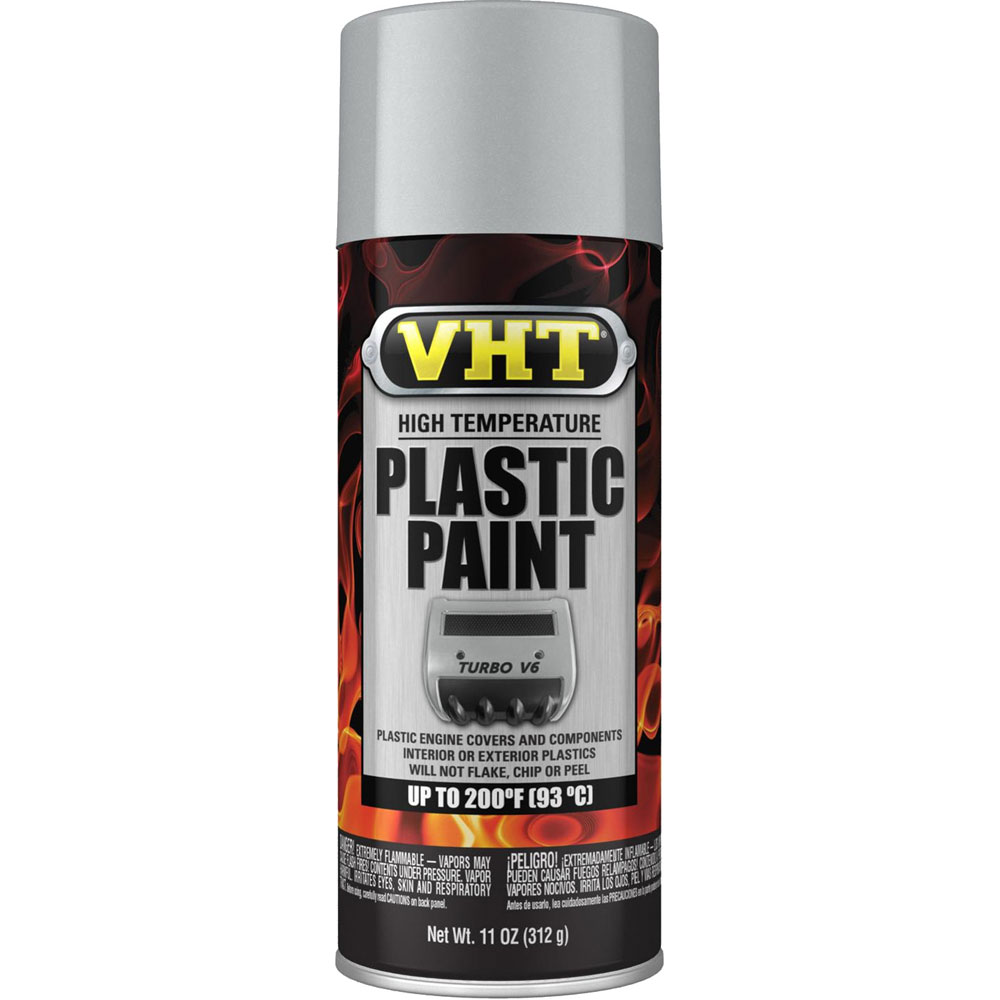 Photo for VHT High Temp Paint SP824; High Temperature Plastic Paint 11.0 oz. Aerosol Aluminum Up to 200 deg. F