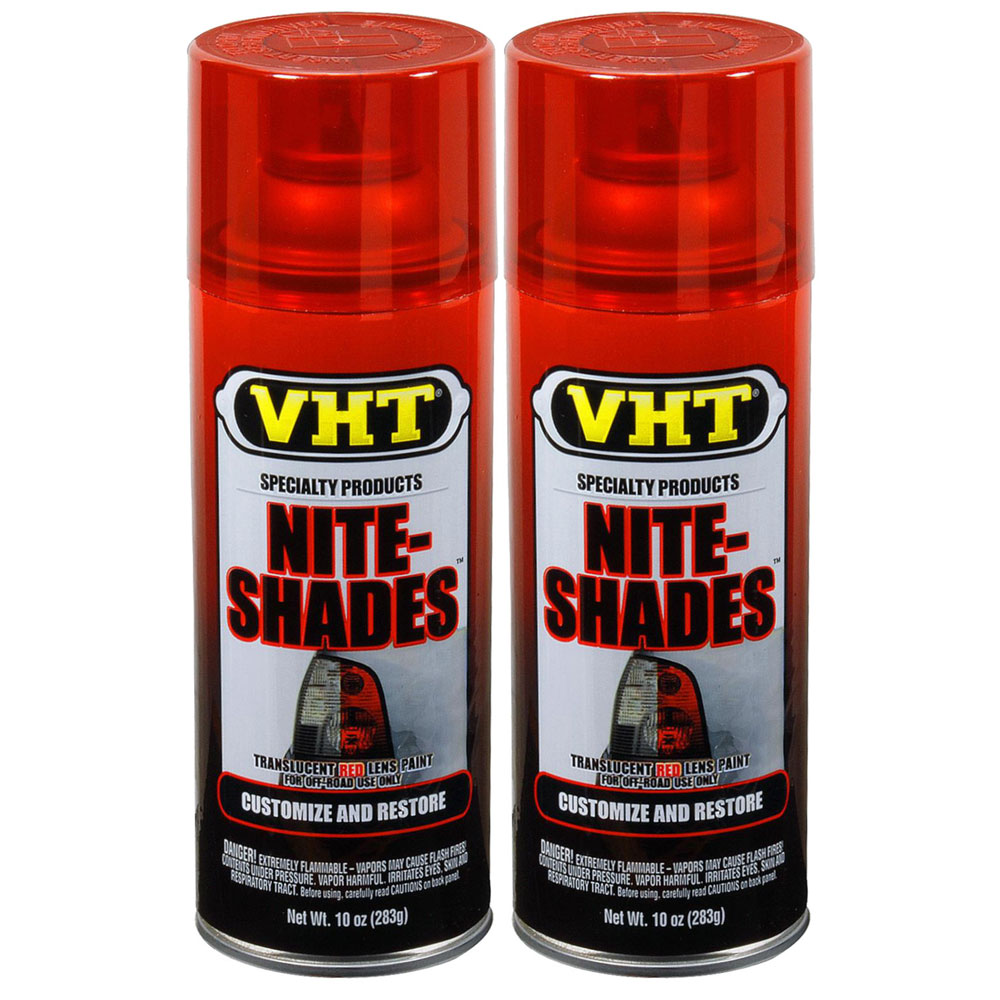 Photo for VHT Lens Paint SP888(2-PACK); Nite Shades 10.0 oz. Aerosol Transparent Red 