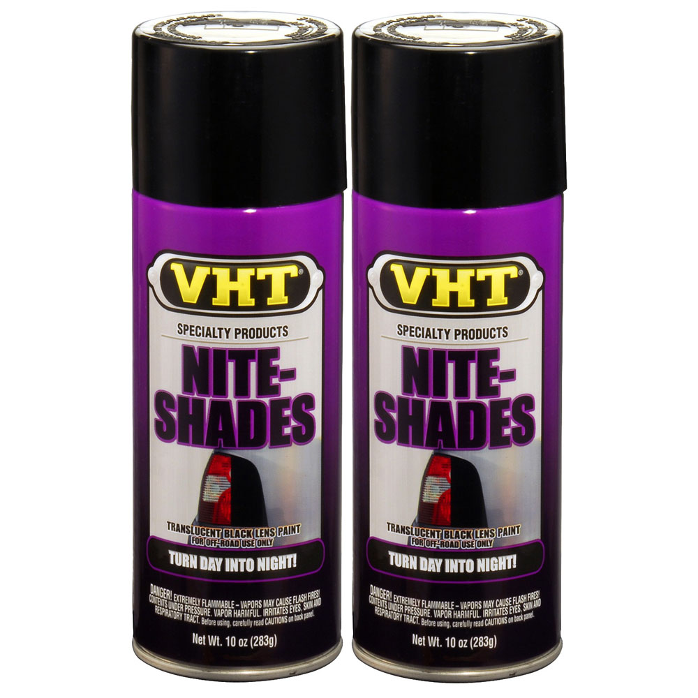 Photo for VHT Lens Paint SP999(2-PACK); Nite Shades 10.0 oz. Aerosol Transparent Black 