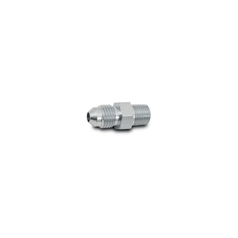 Vibrant AN Fitting 10292; AN to NPT Adapter Natural -04AN Male 1/8 in. NPT Male Straight 