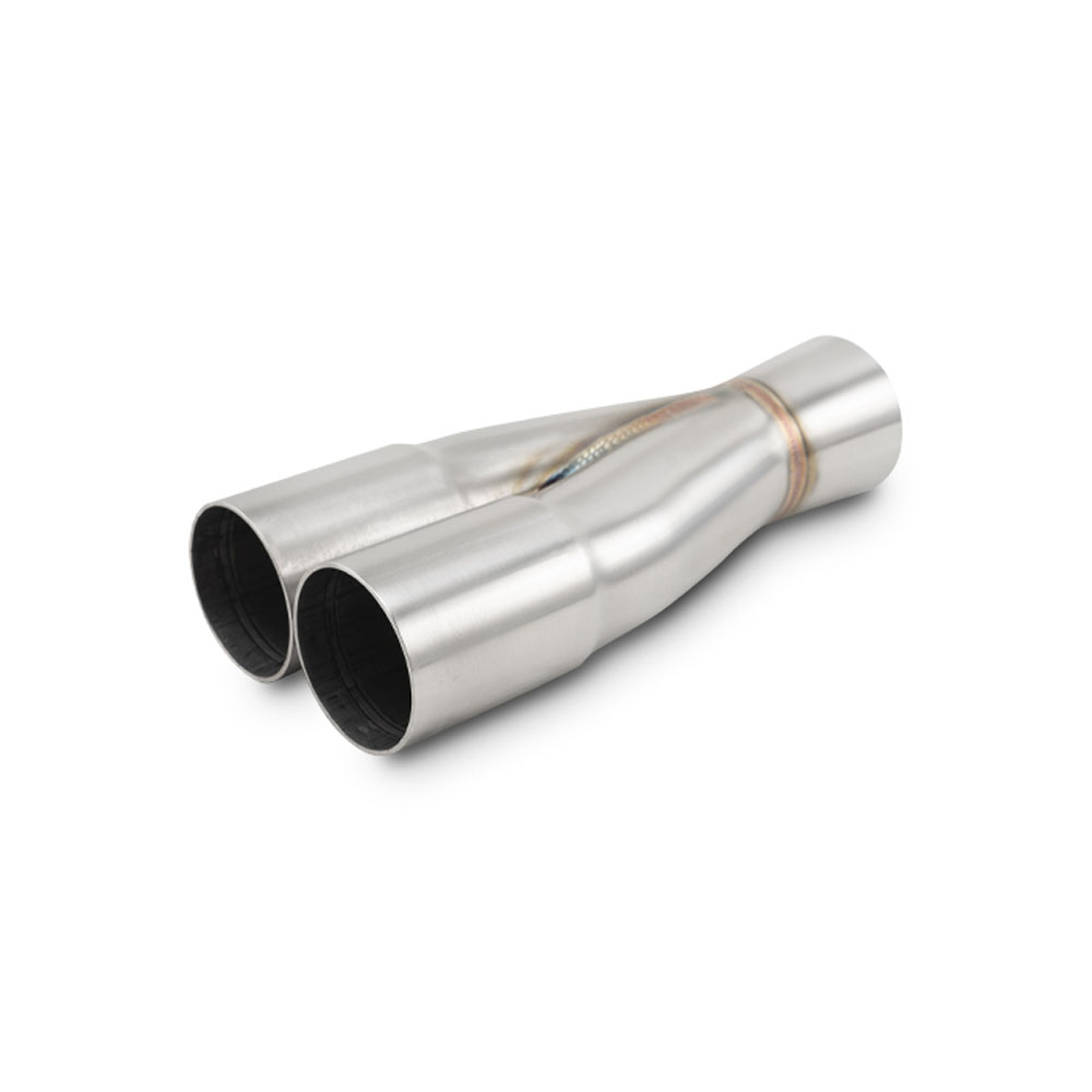 Vibrant Exhaust Header Collector 10352; 1.750 in. 2.000 in. Slip Fit 2-1 Merge Collector Stainless Steel 