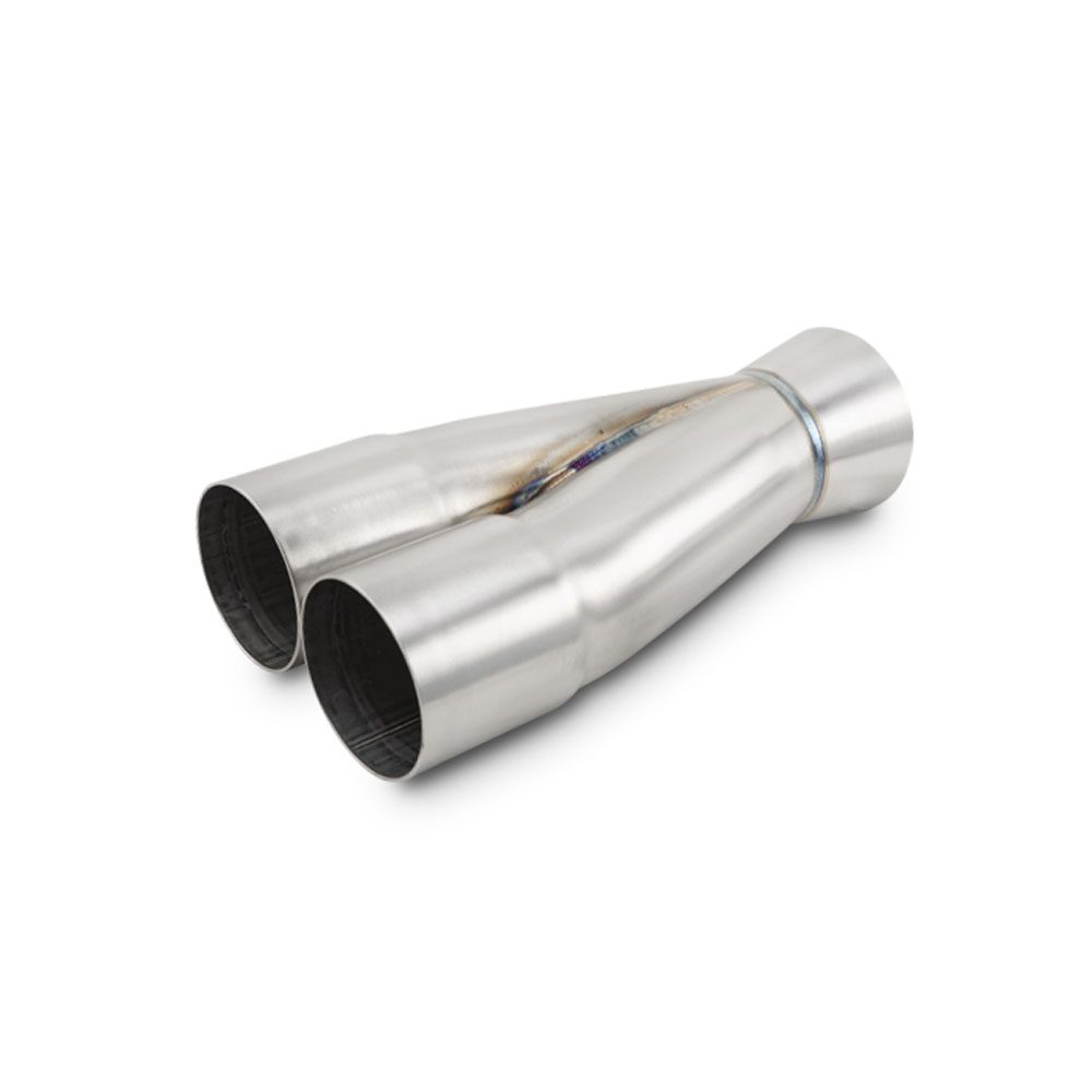 Vibrant Exhaust Header Collector 10353; 1.750 in. 2.250 in. Slip Fit 2-1 Merge Collector Stainless Steel 