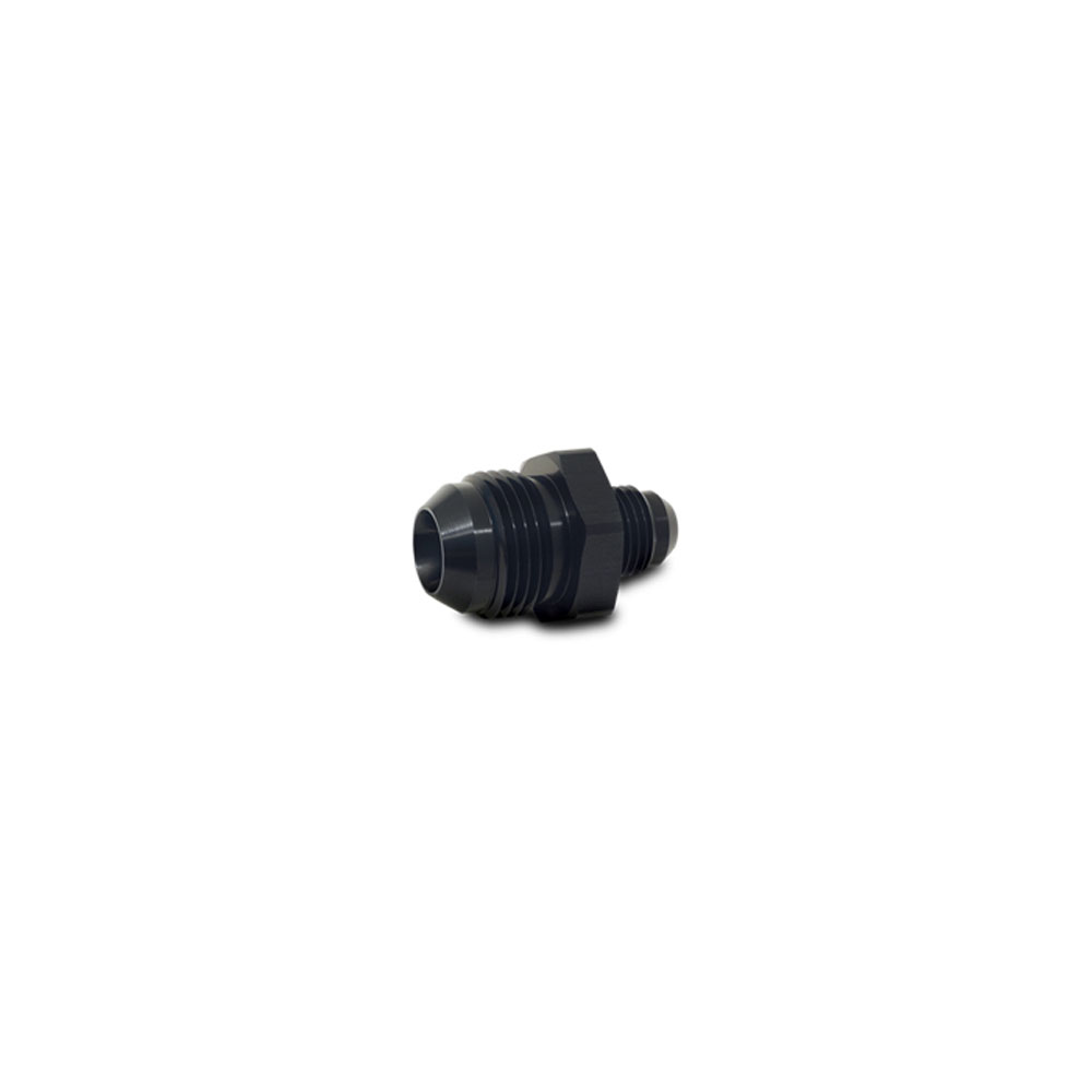 Vibrant AN Fitting 10433; AN to AN Reducer Black -06AN Male -10AN Male Straight 