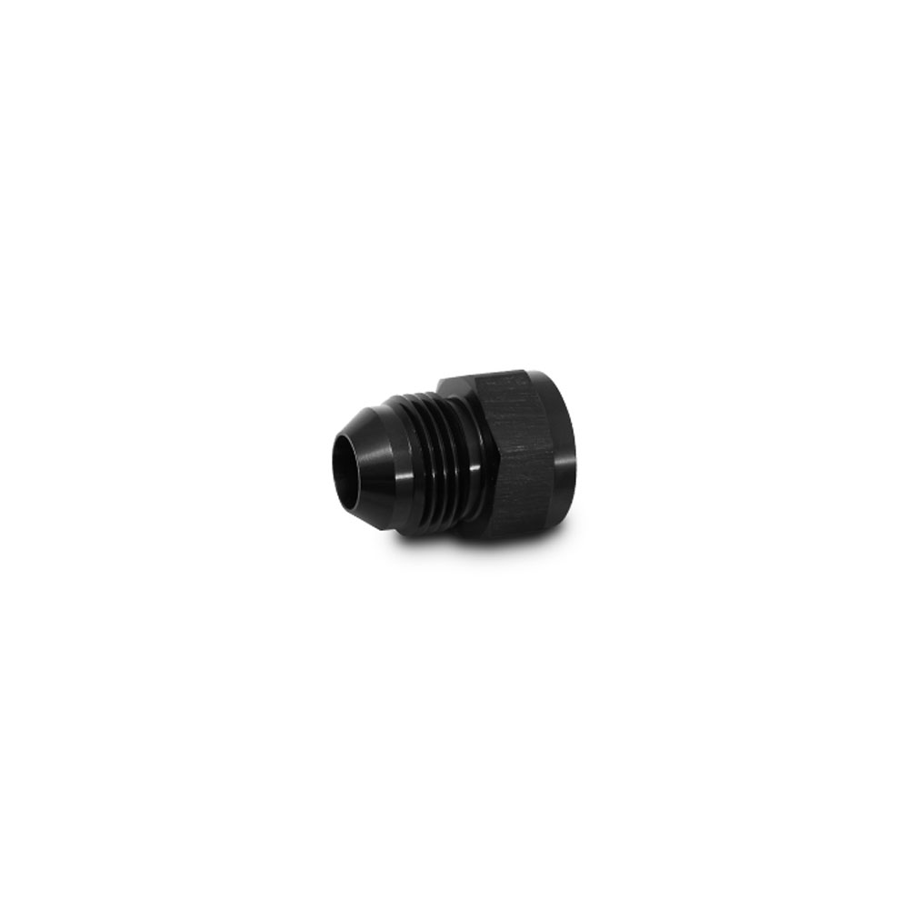 Vibrant AN Fitting 10842; AN to AN Expander AN to AN Expander Black -06AN Female -08AN Male Straight 
