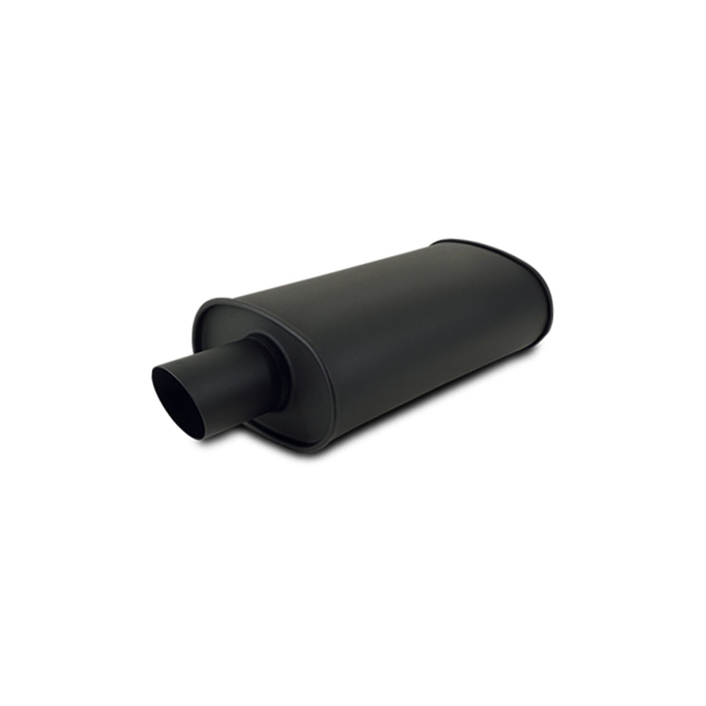 Vibrant Exhaust Muffler 1147; Stainless Steel 3.000 in. Center 3.000 in. Center 