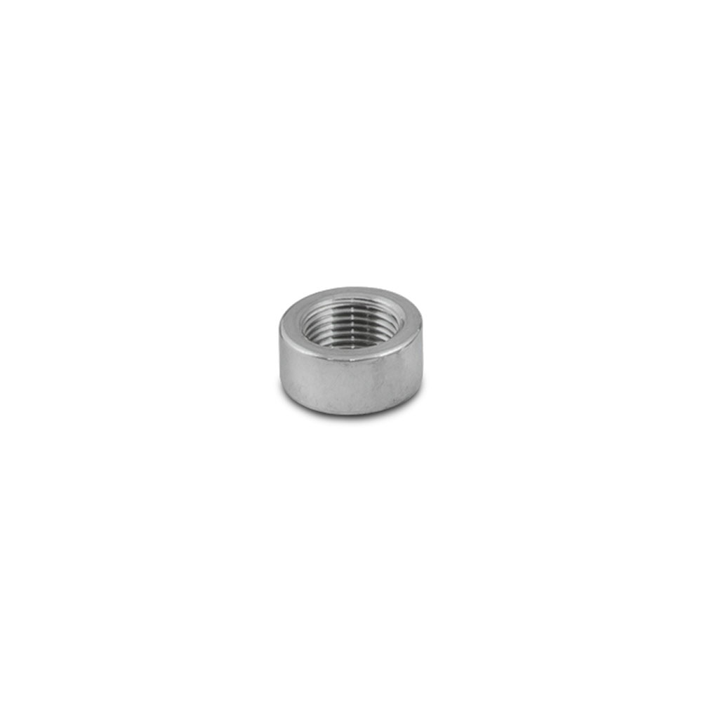 Vibrant Oxygen Sensor Bung 1194; 18mm x 1.5 Weld On Stainless Steel Straight 